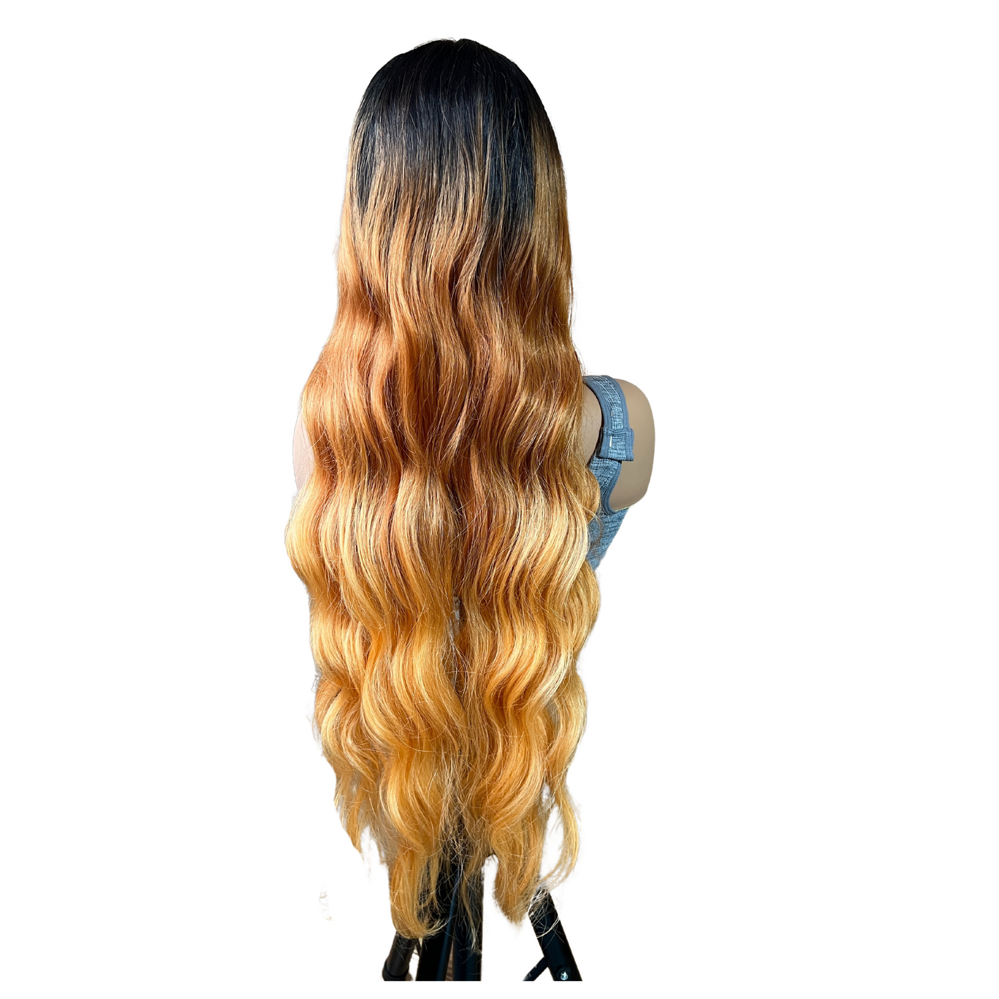 Charlotte - Ombre Peach synthetic lace front wig
