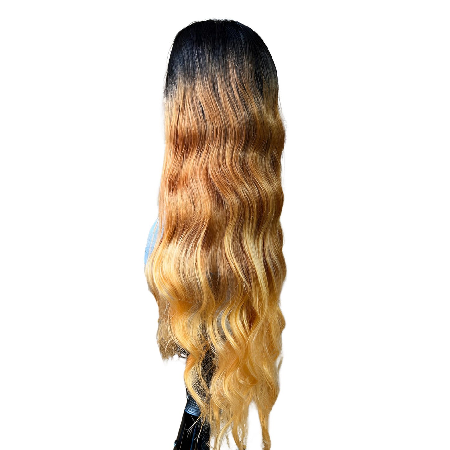 Charlotte - Ombre Peach synthetic lace front wig