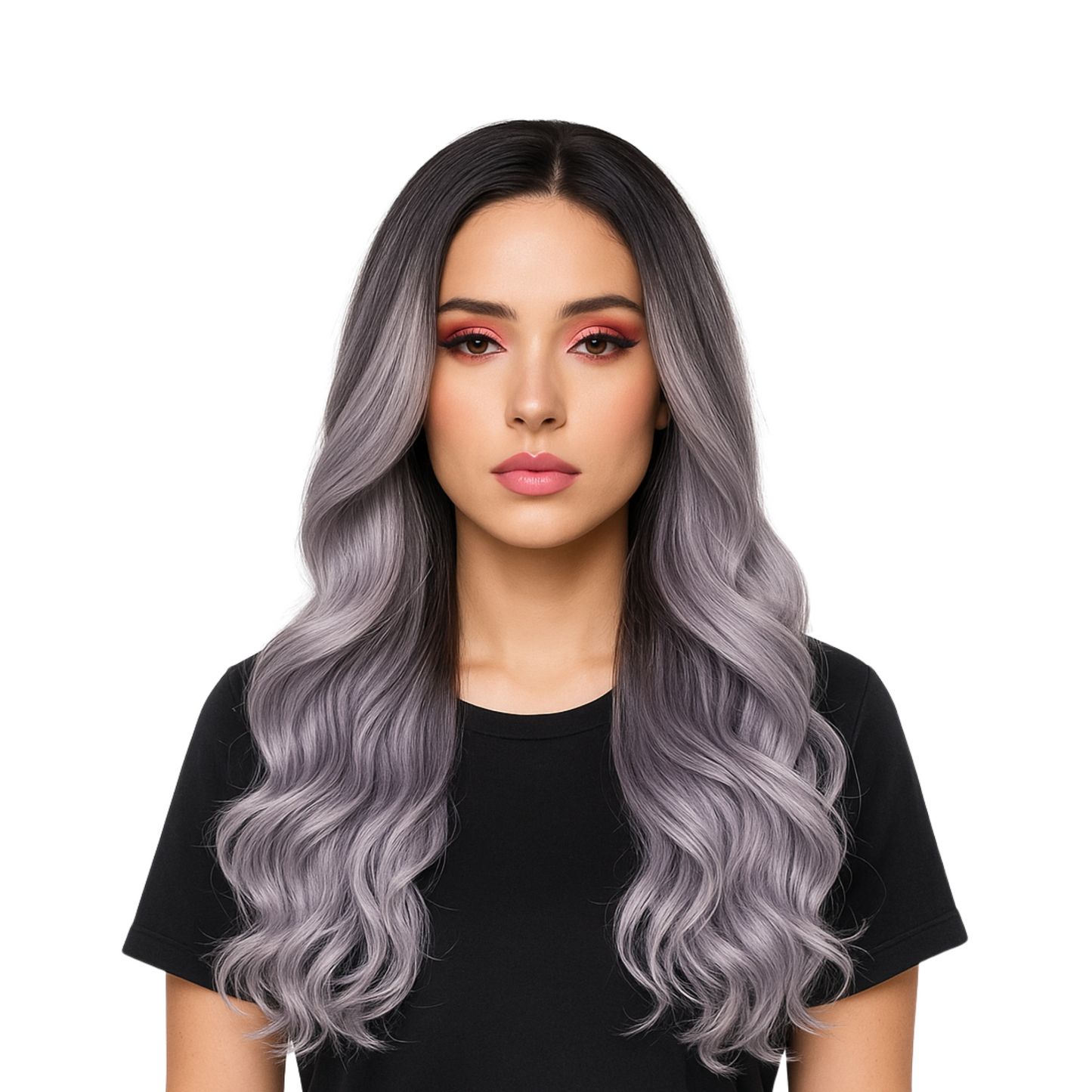 Ellie - Lavender Gray Synthetic Wig