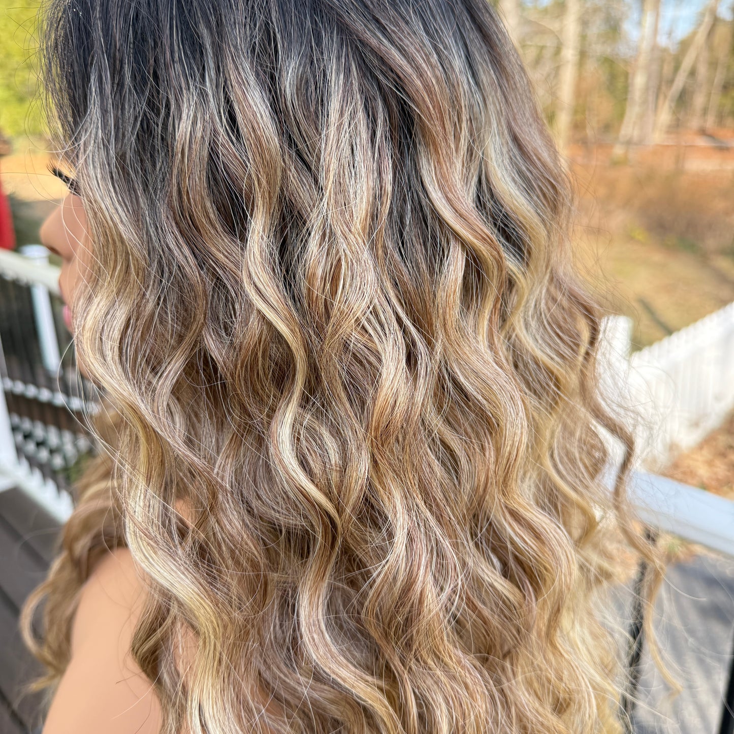 Shawna - Dirty blonde Curly synthetic wig