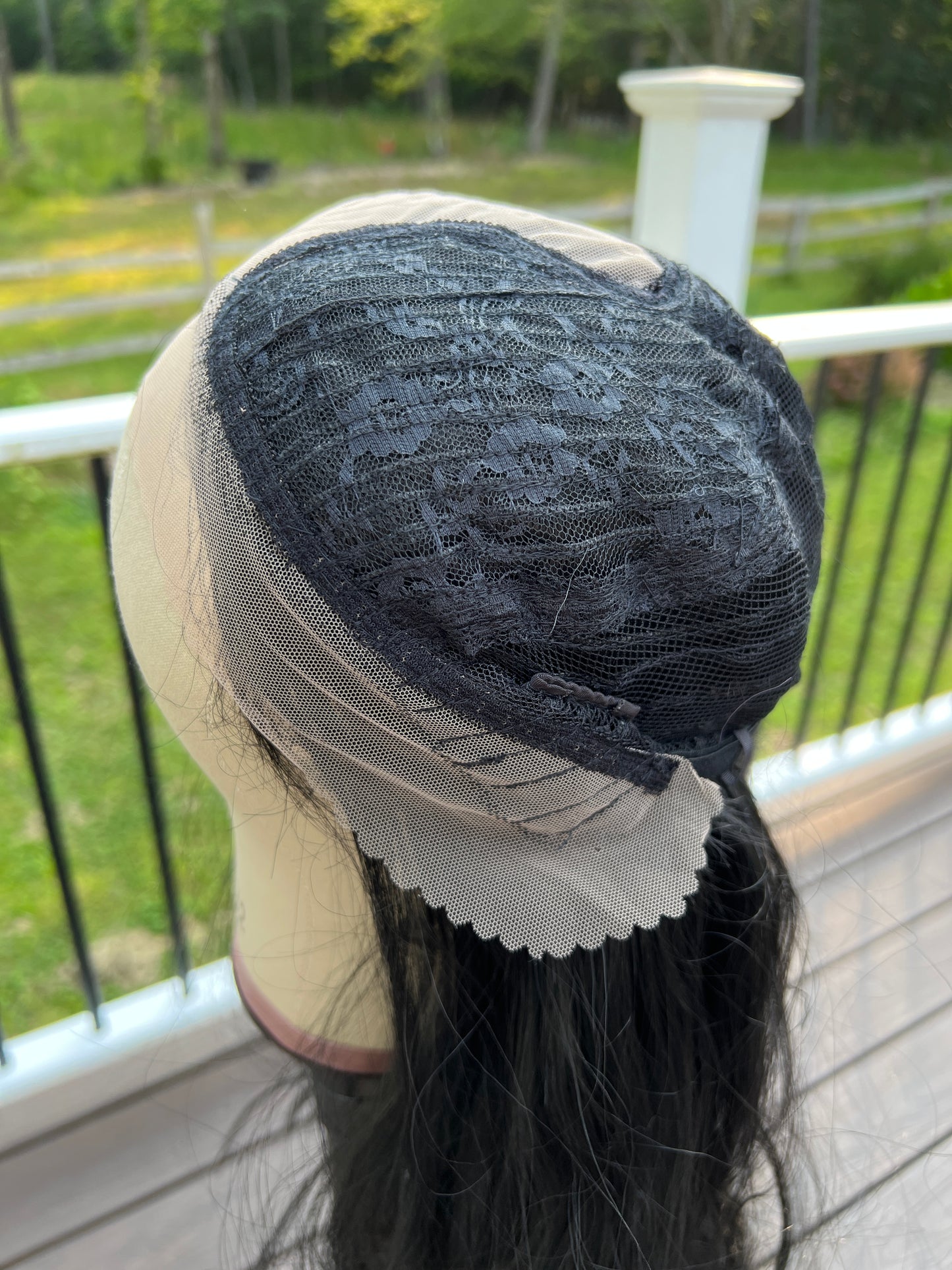 Tiana - 28" 1B long soft wavy synthetic wig