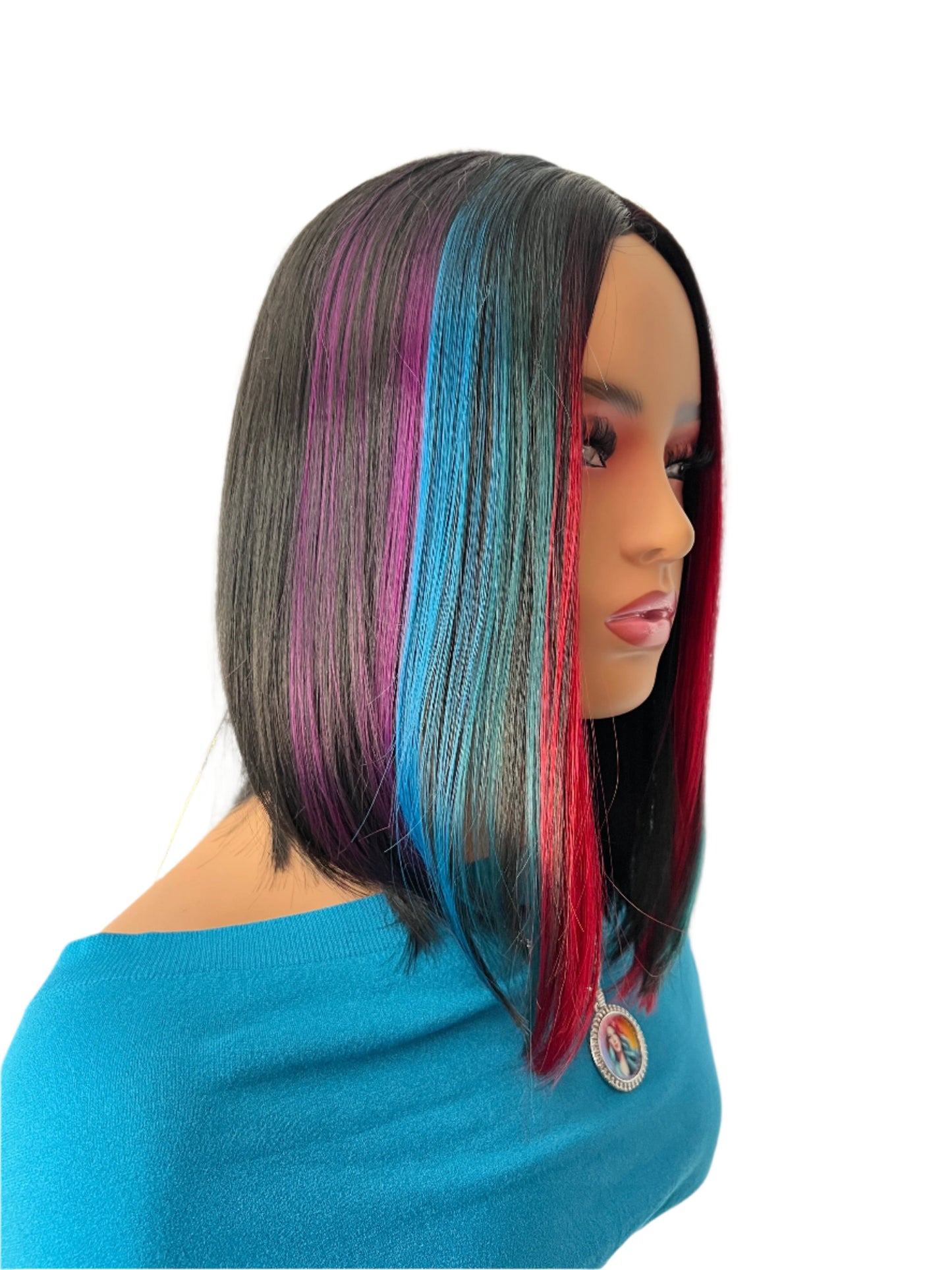 12" Rainbow Wig Motown Tress Wig V-Part Lace VPL.ST12