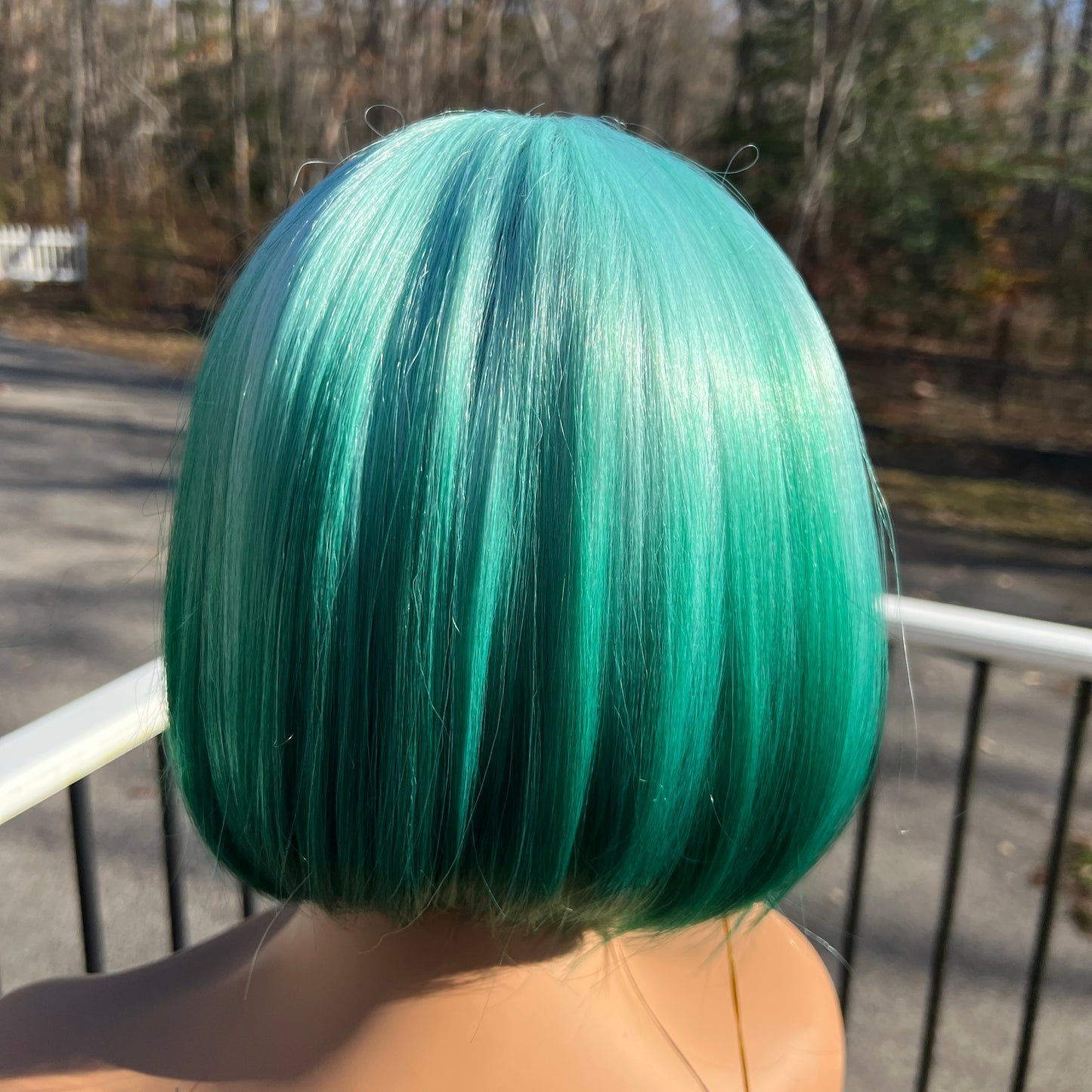 Green wig - Janet Collection Synthetic Deep Part Color Me Lace Front Wig - CUTE