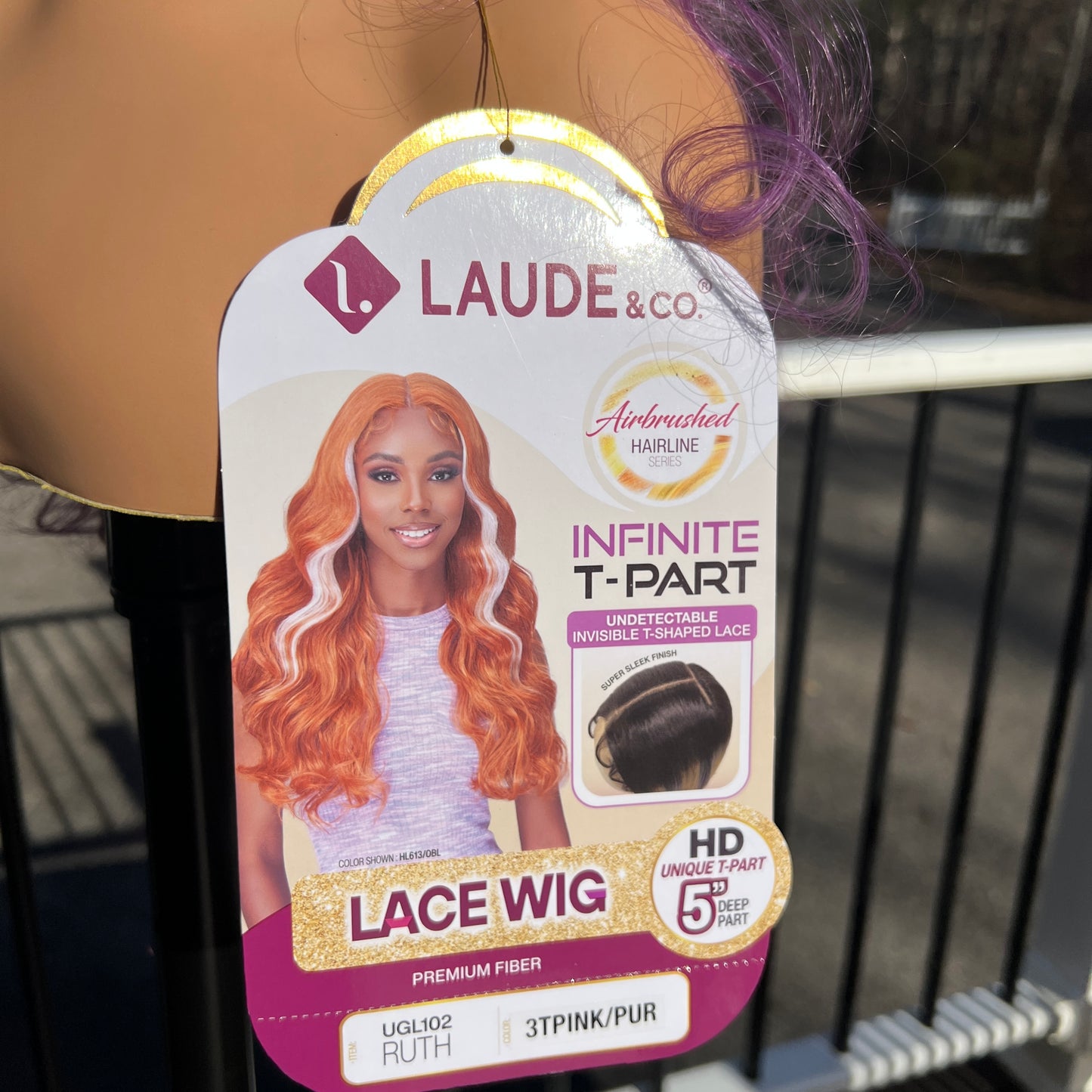 Laude & Co Synthetic hair 5" Deep Part Lace Front Wig - UGL102 RUTH