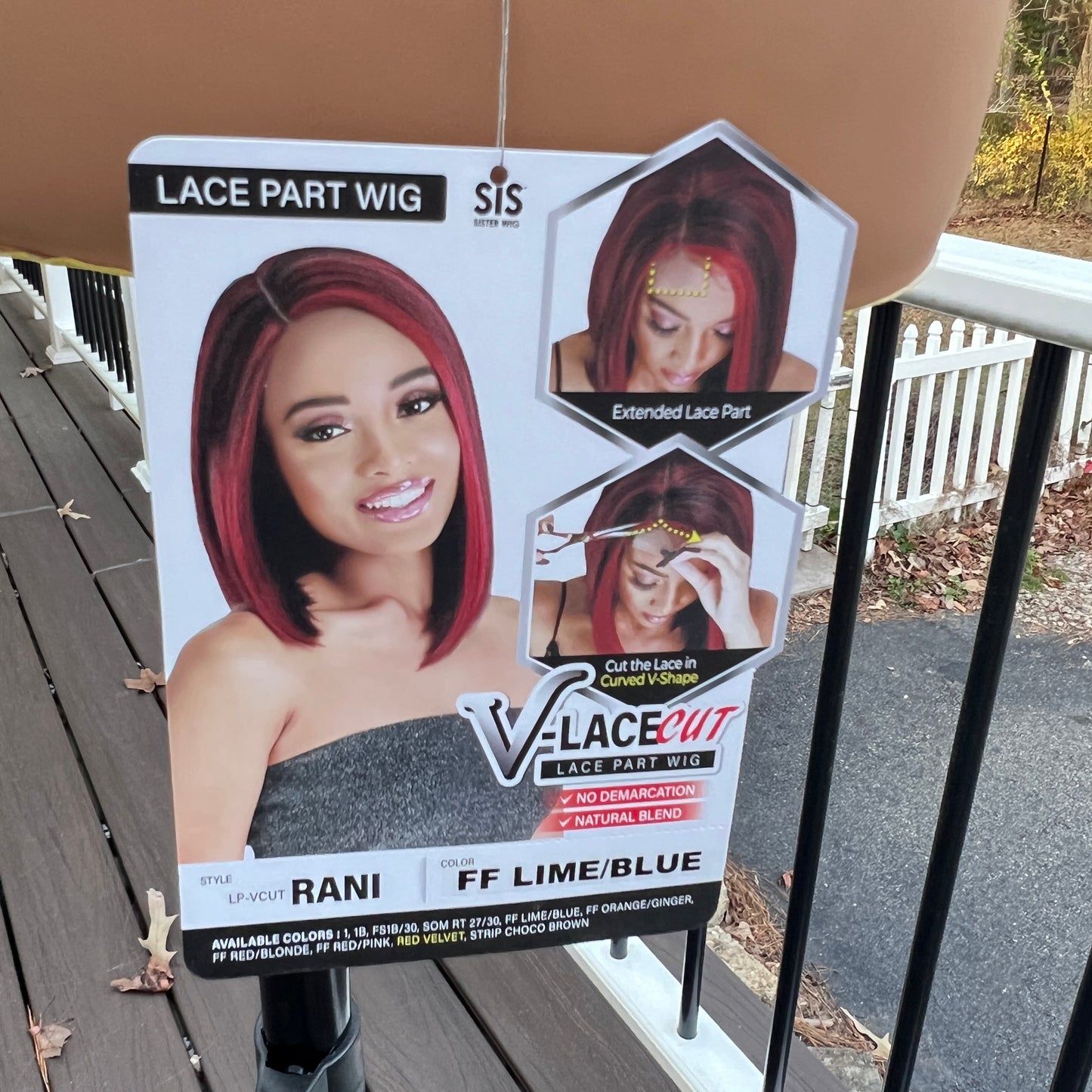 LP-VCUT RANI - Zury Sis V-Lace Cut Synthetic Lace Part Wig