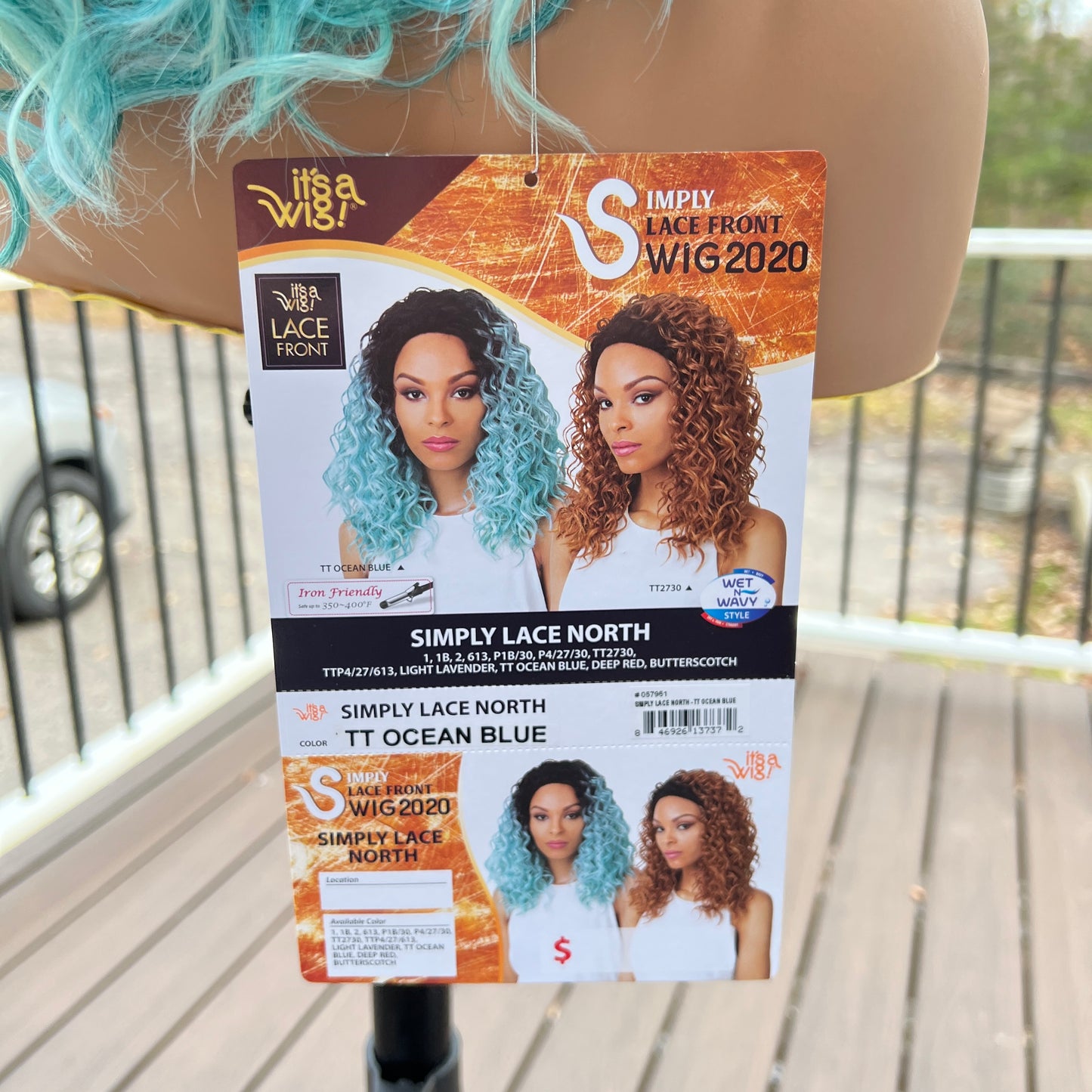 IT'S A WIG SIMPLY LACE FRONT NORTH WIG CURLY LACE FRONT WIG
