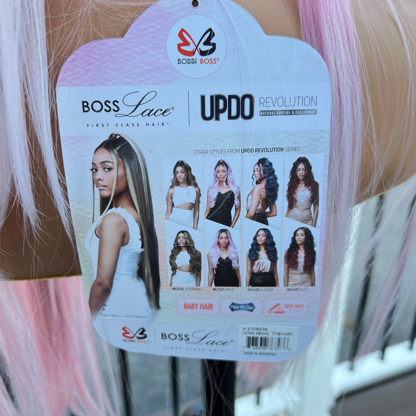 Bobbi Boss 360 Lace Front Wig 13X2 Updo Revolution Ponytail MLF416 Abigail