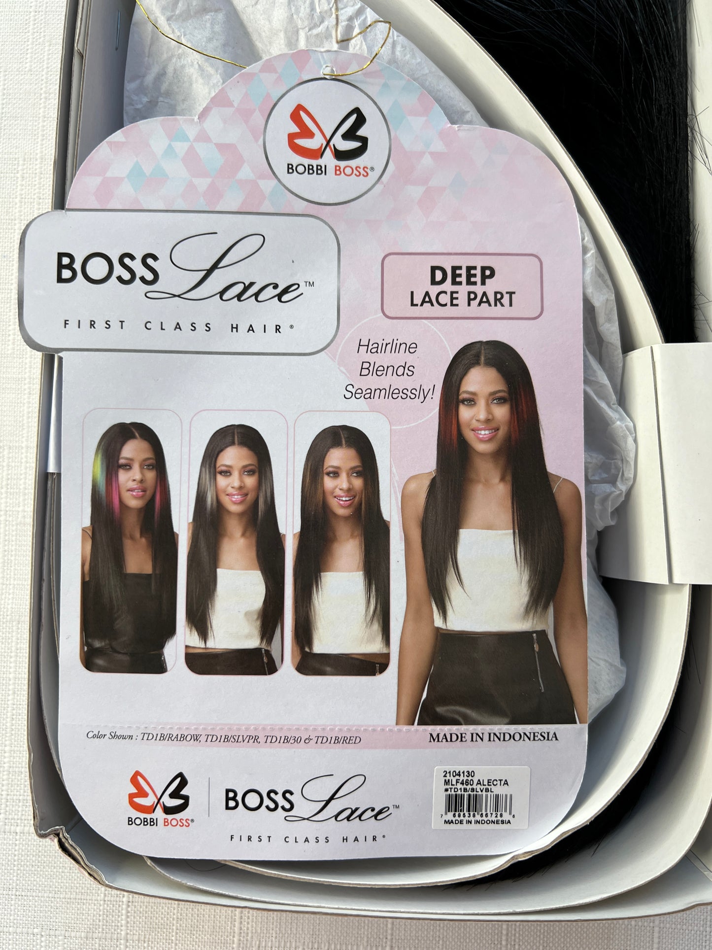 Bobbi Boss Synthetic Deep Lace Front Wig MLF460 ALECTA