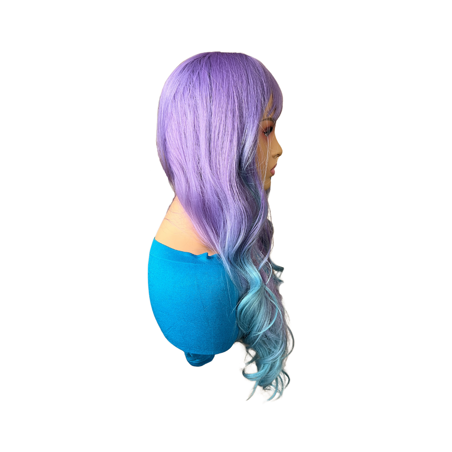 Melody - Purple and blue synthetic wig