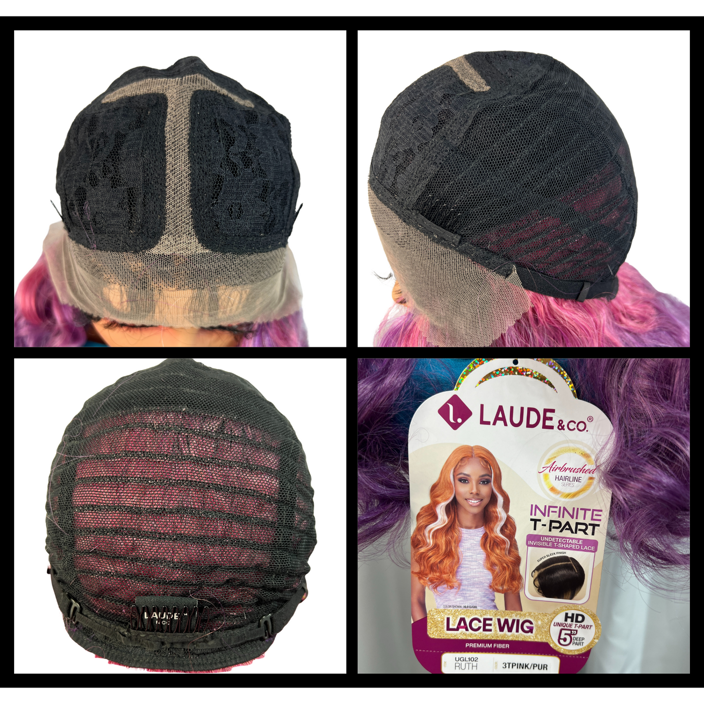 Laude & Co Synthetic hair 5" Deep Part Lace Front Wig - UGL102 RUTH