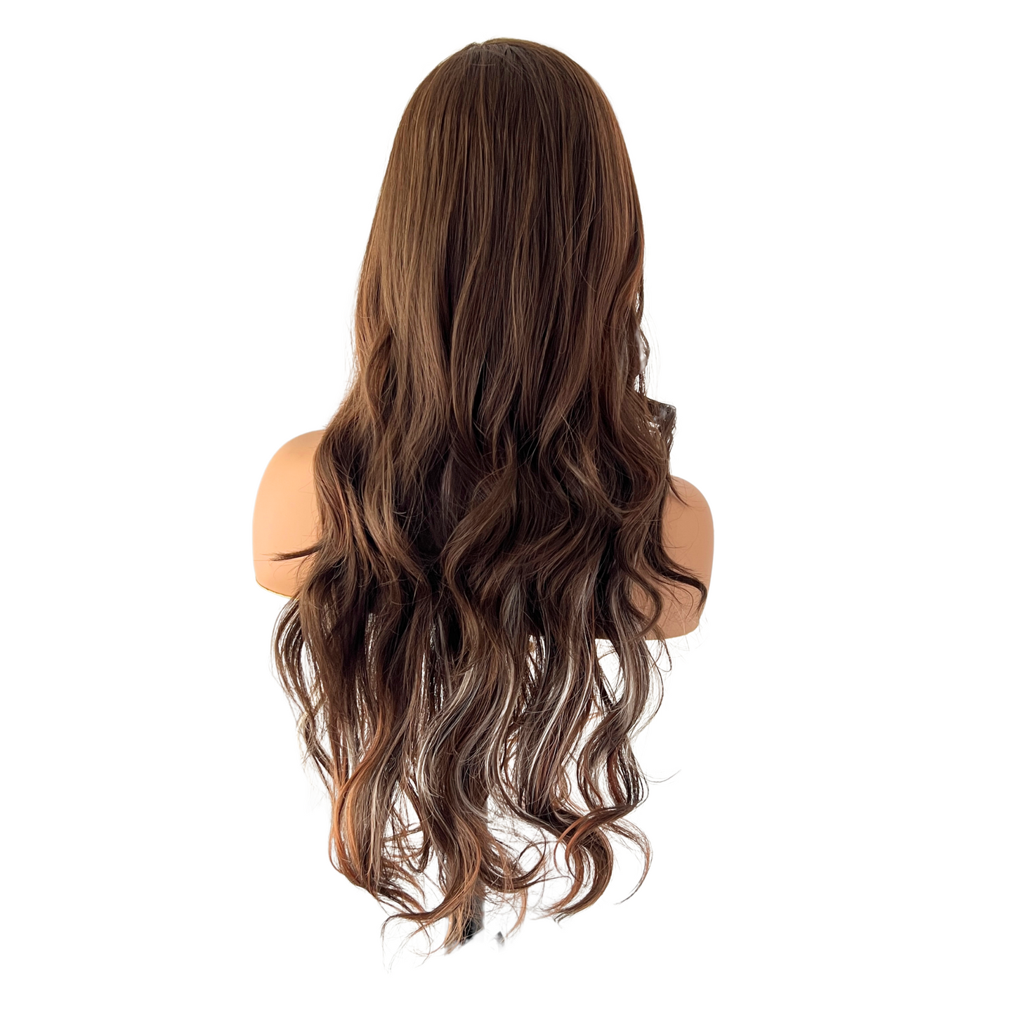 Fable - Highlighted Brown Synthetic Wig