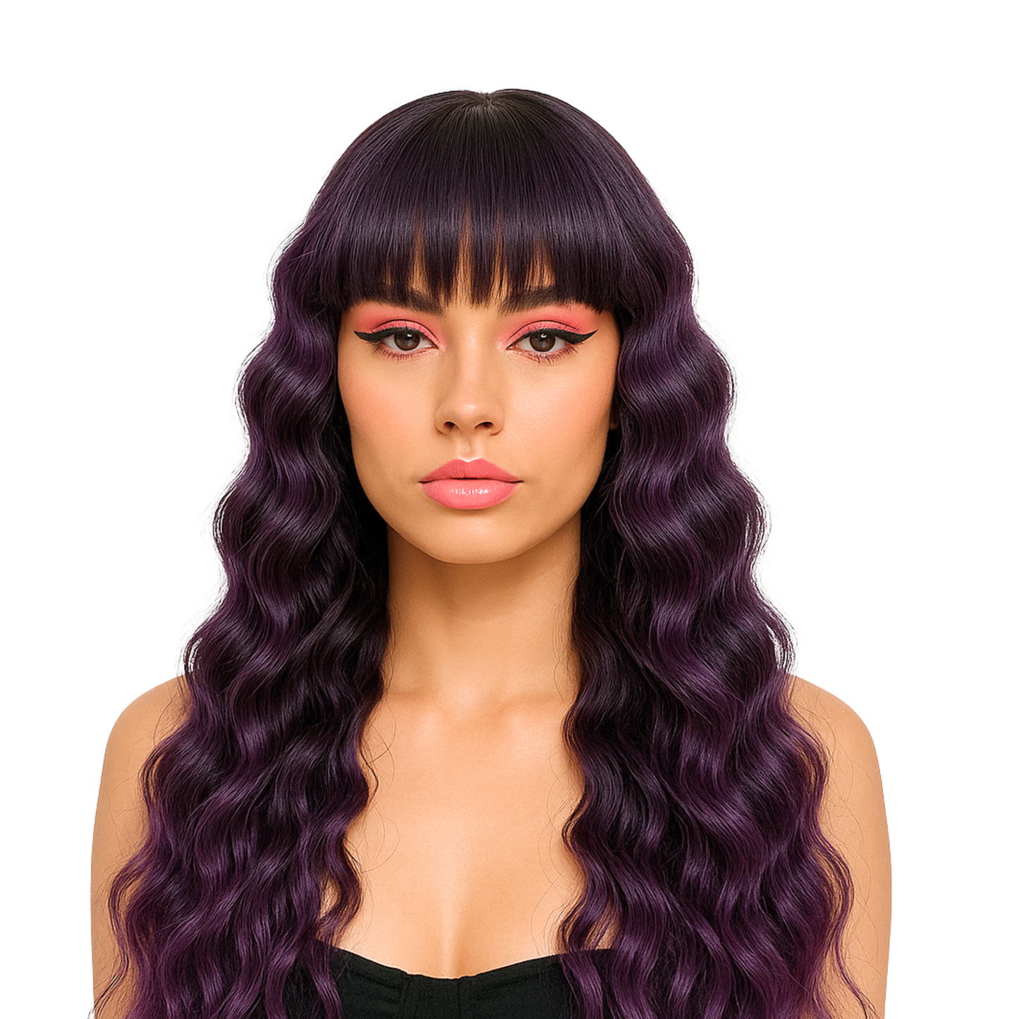 Purple Sensual Vella Vella Synthetic Full Wig - Jane - RMPUR