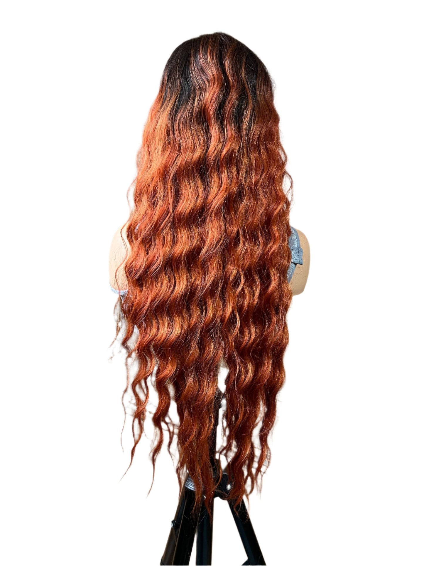 Bridget - Orange ginger headband wig
