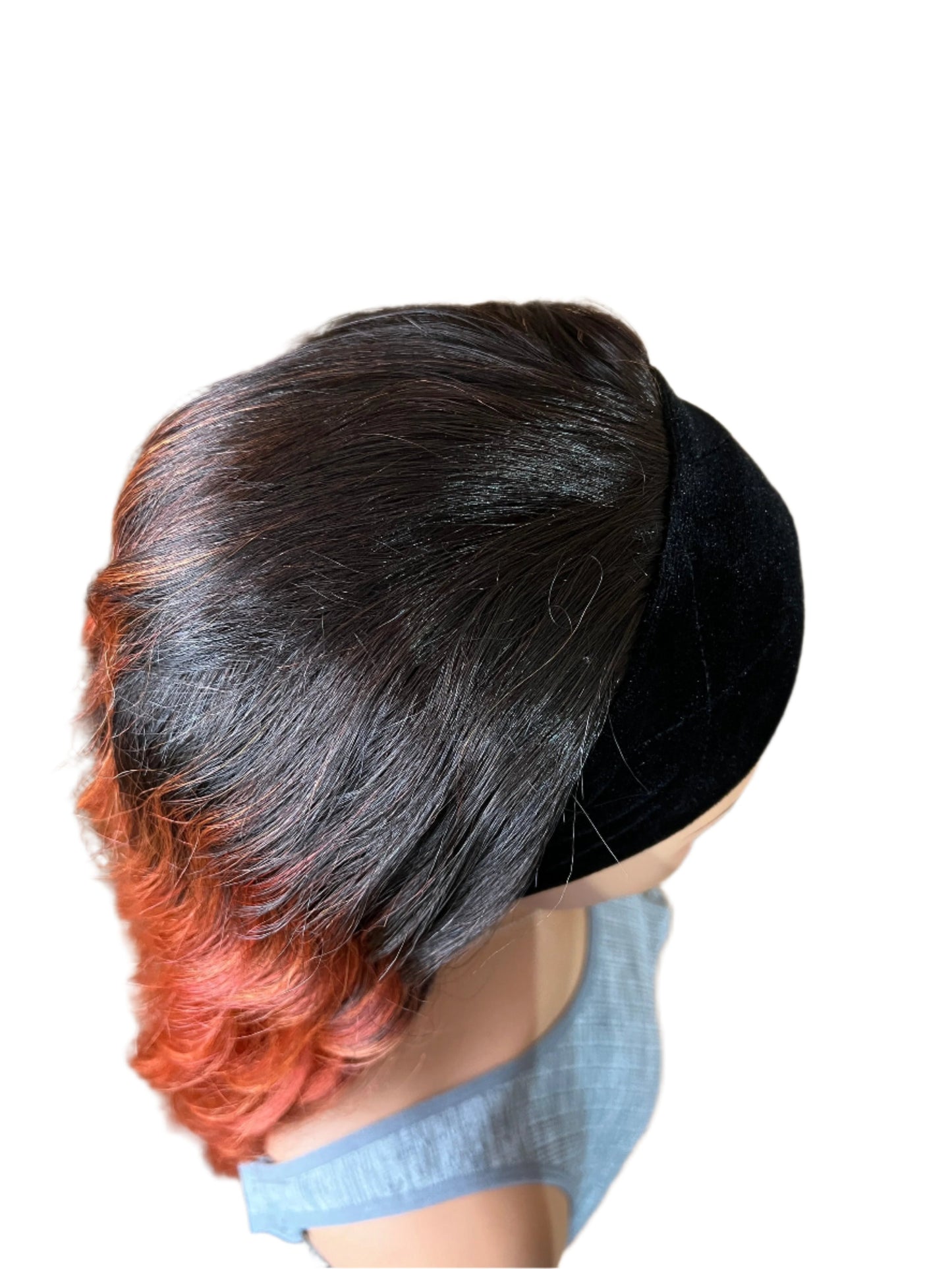 Bridget - Orange ginger headband wig