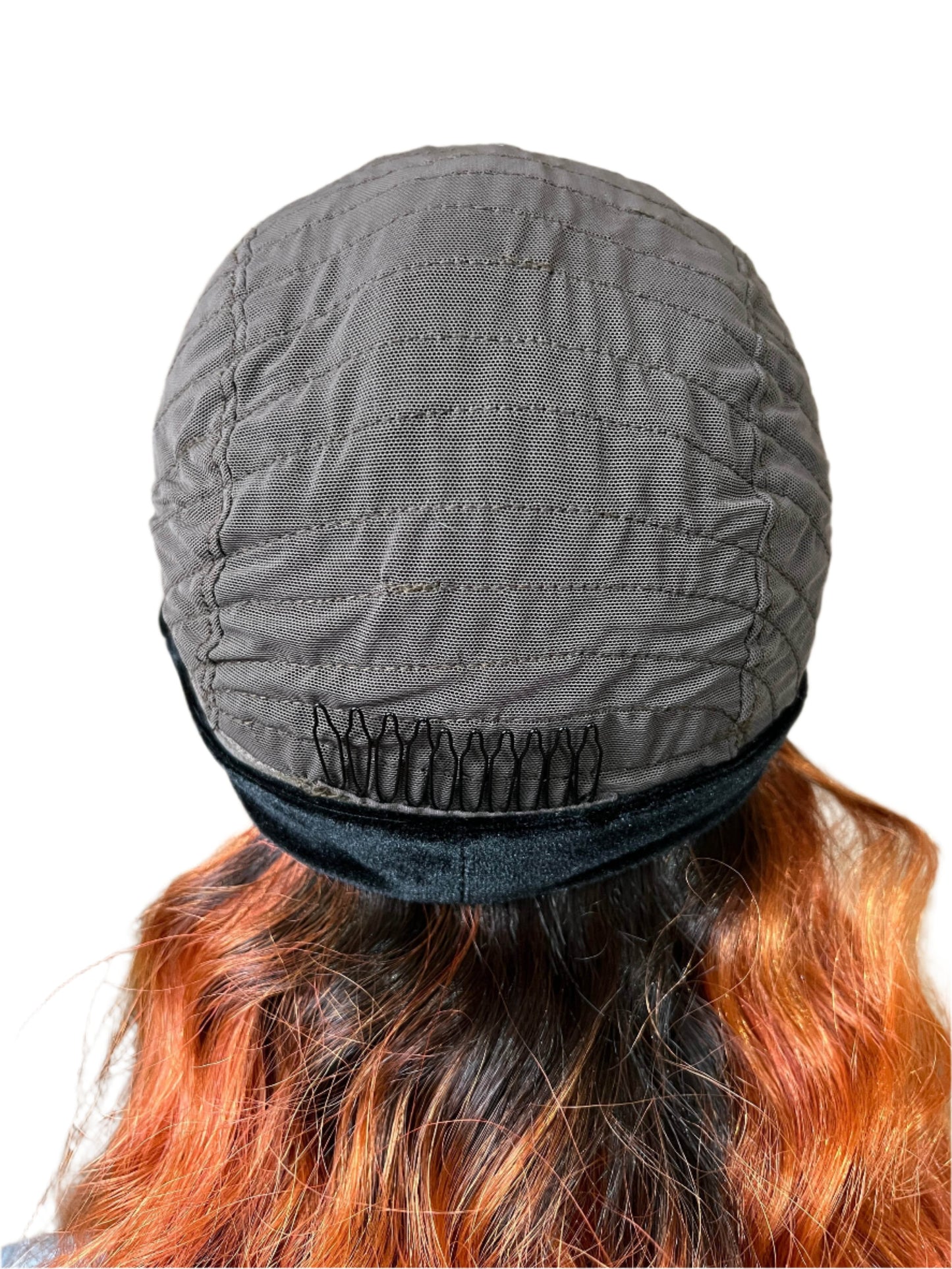 Bridget - Orange ginger headband wig
