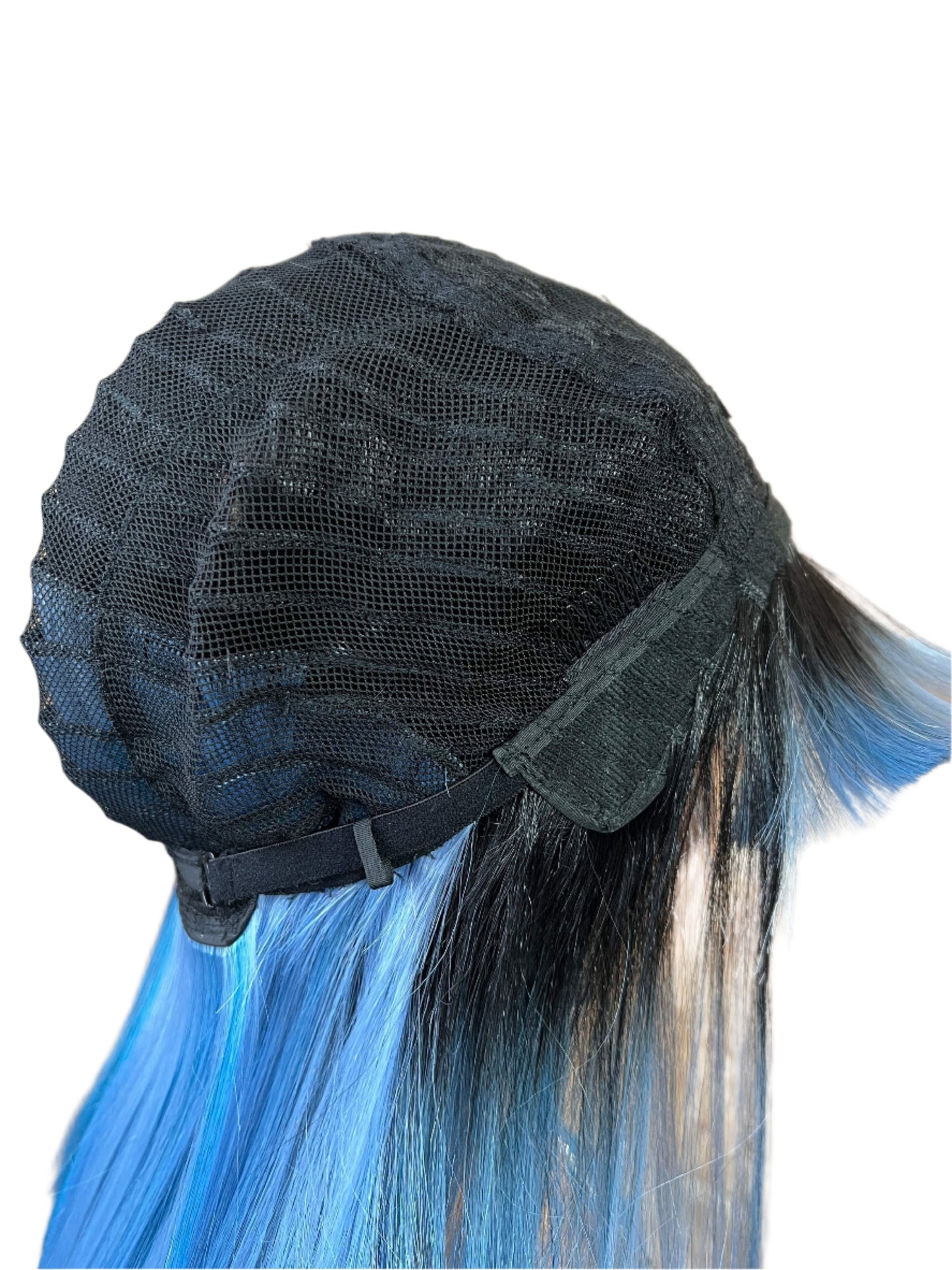 Azure - Dark root blue wig with bangsWigs with BangsLazygirl Approved