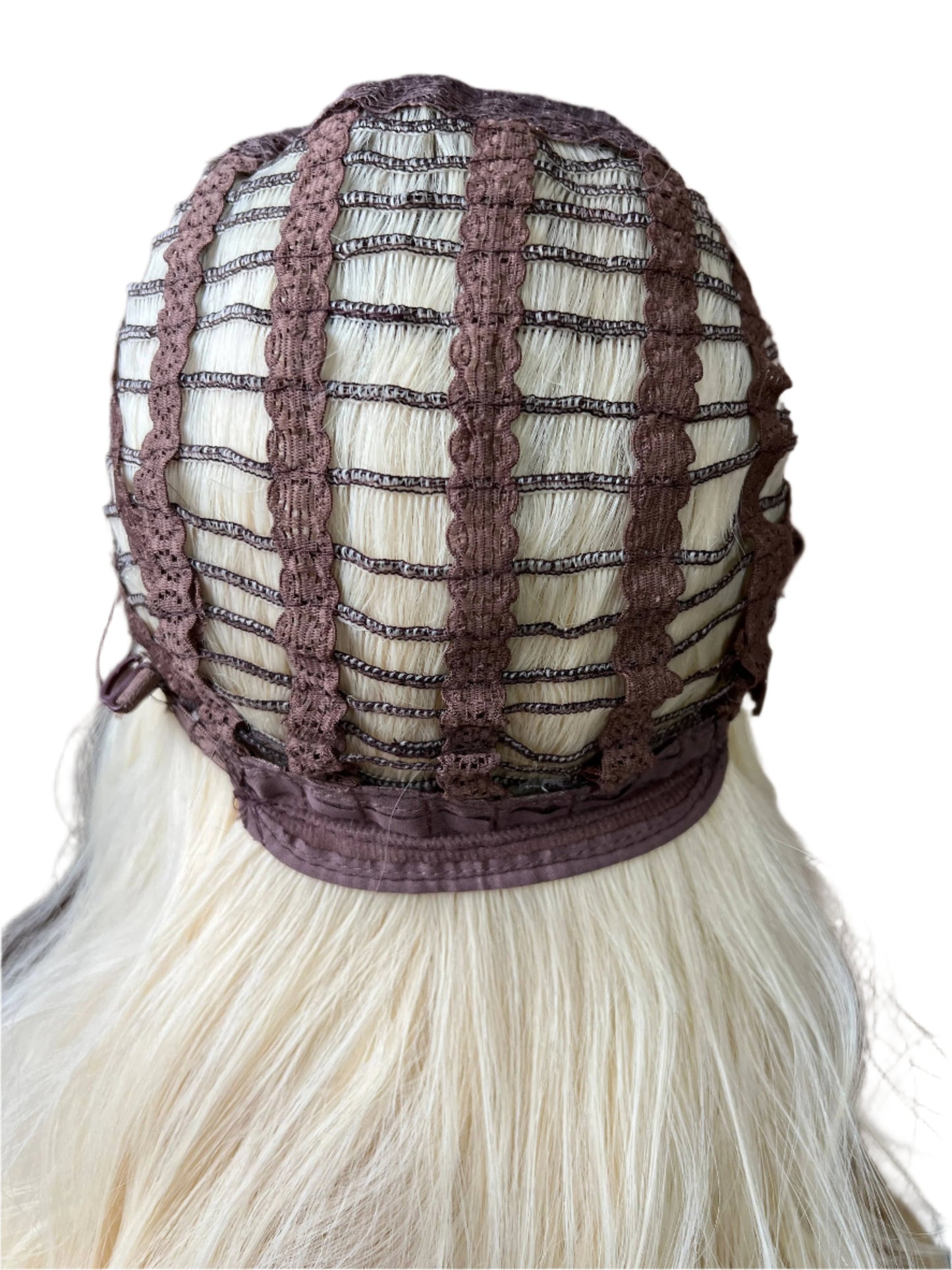 Jamie 20” Dirty Blonde & Platinum Synthetic Wig with Bangs – Heat Safe & Natural Look