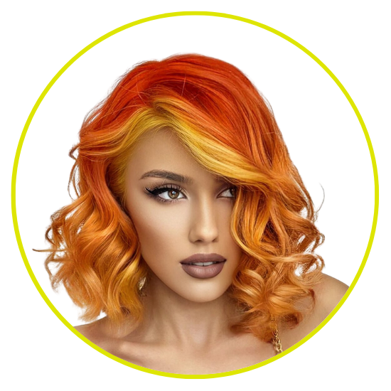 Orange wigs