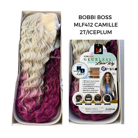 Bobbi Boss CAMILLE MLF412 Synthetic Glueless Wig - 13x4 Hand-Tied 360 Lace