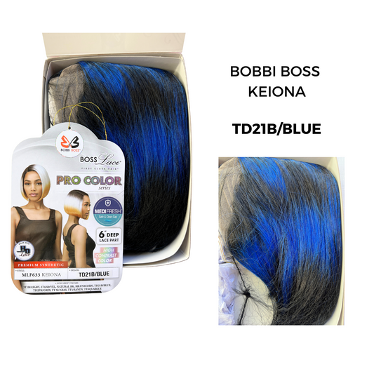 Bobbi Boss Synthetic HD Deep Part Lace Wig - MLF633 KEIONA