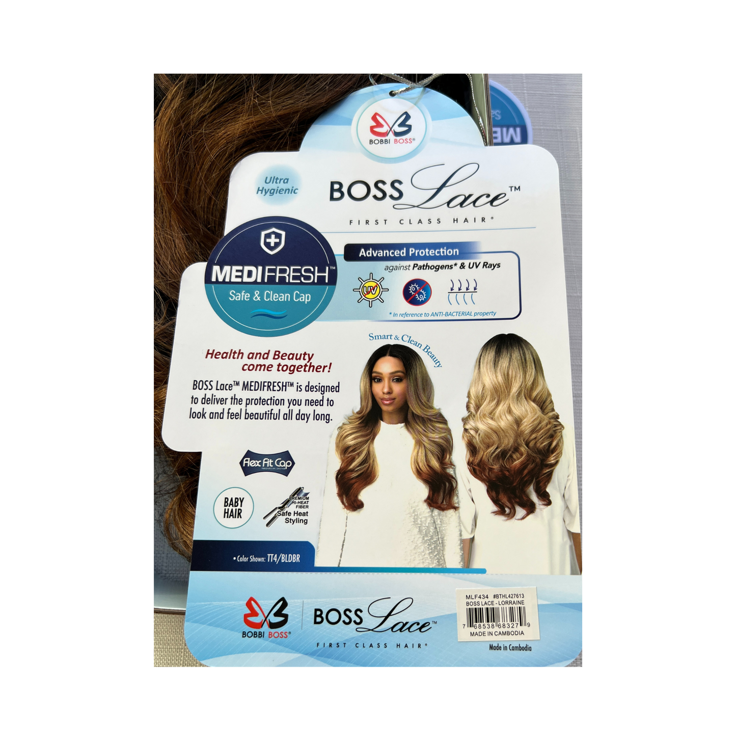 Bobbi Boss Synthetic 5" Deep Part Lace Front Wig - MLF434 LORRAINE