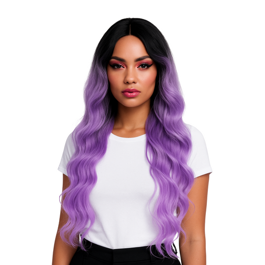 Fashion Source HT-Giselle Wig -SP1B Purple
