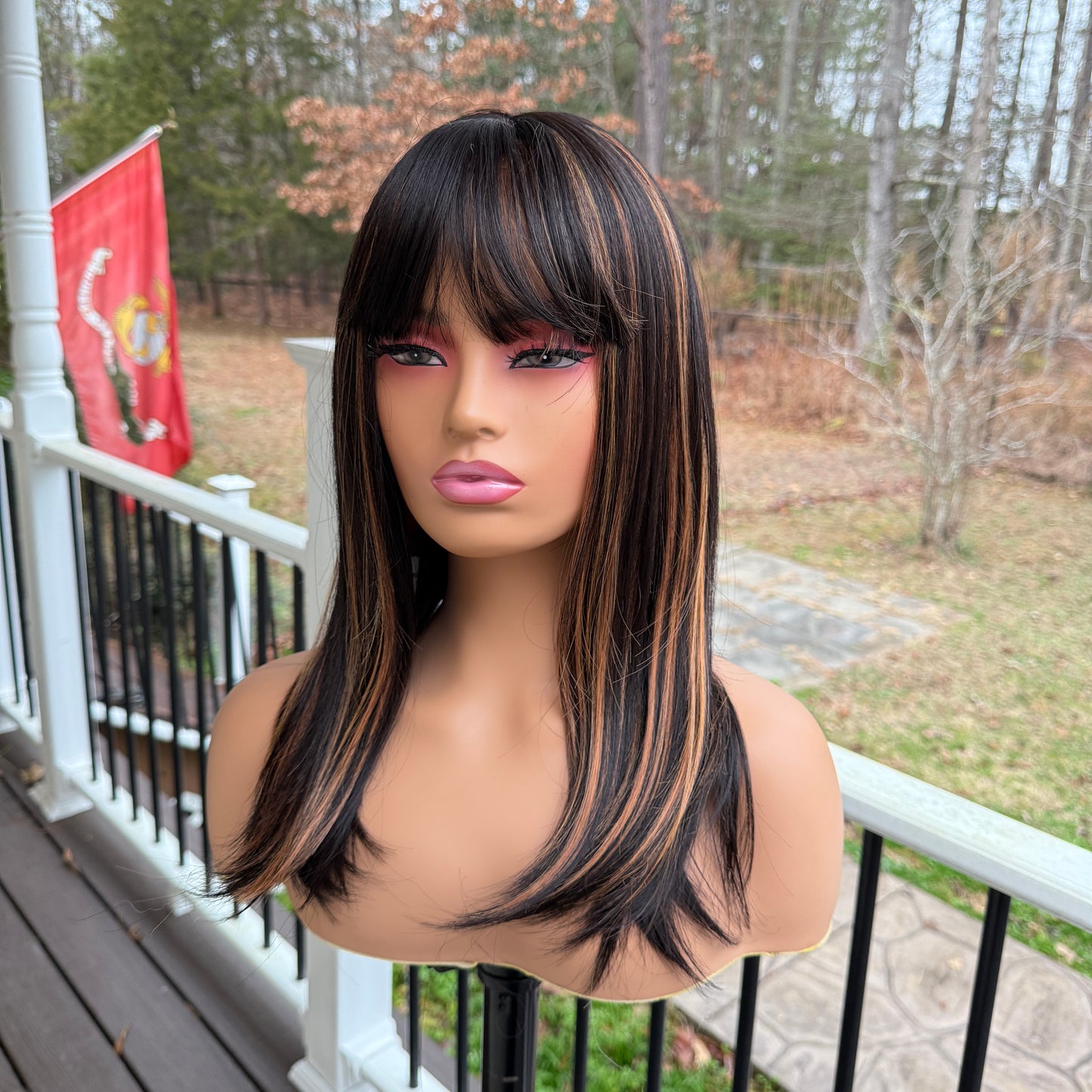 Jaylani - Dark Brown synthetic wig