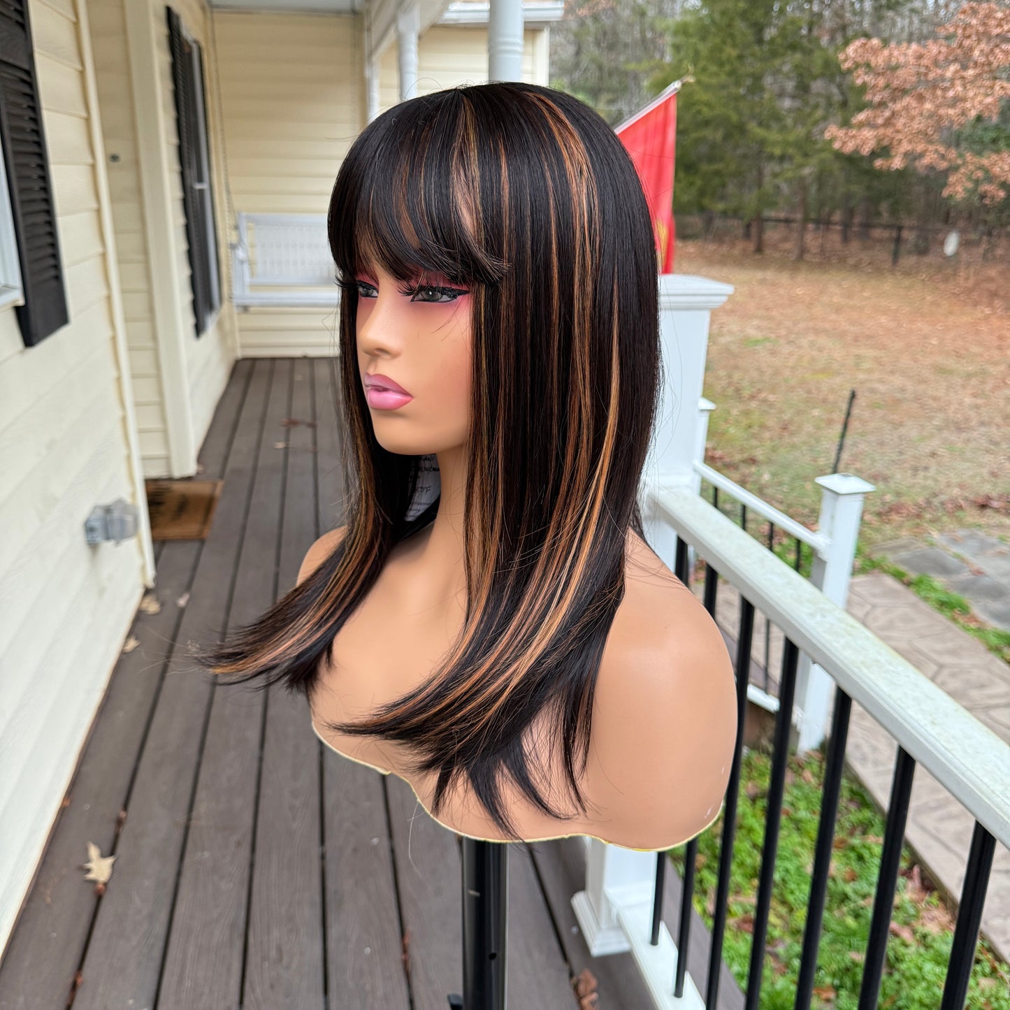 Jaylani - Dark Brown synthetic wig