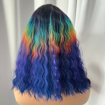 Outre Wigpop Color Play Synthetic Hair Wig - SCORPIO - COSMIC RAINBOW