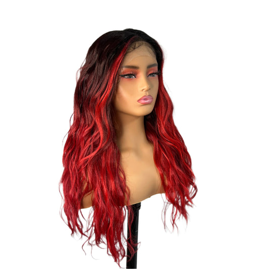 Outre Synthetic HD Lace Front Wig - JOLIE - DRFF CARDINAL RED