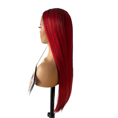 Outre Color Bomb Synthetic Lace Front Wig - Inanna Cherry bomb