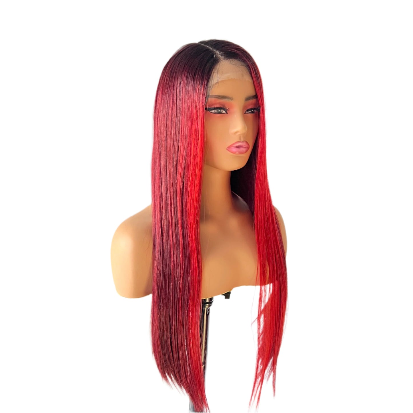 Outre Color Bomb Synthetic Lace Front Wig - Inanna Cherry bomb