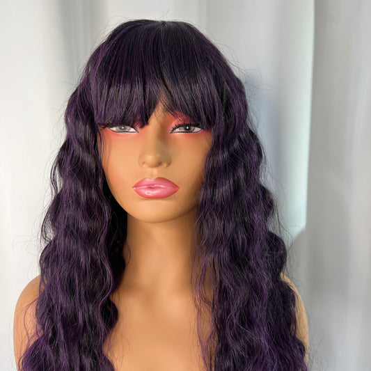 Purple Sensual Vella Vella Synthetic Full Wig - Jane - RMPUR