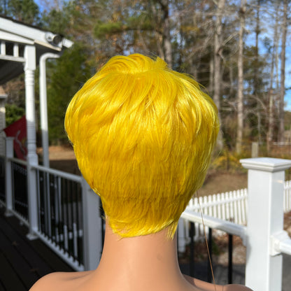 Zury Sis Sassy Lively Spirit Razor Chic Wig - H Boni - YELLOW