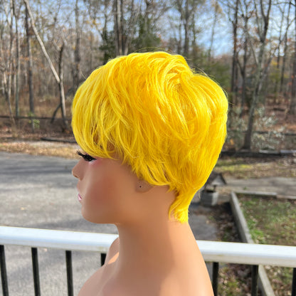 Zury Sis Sassy Lively Spirit Razor Chic Wig - H Boni - YELLOW