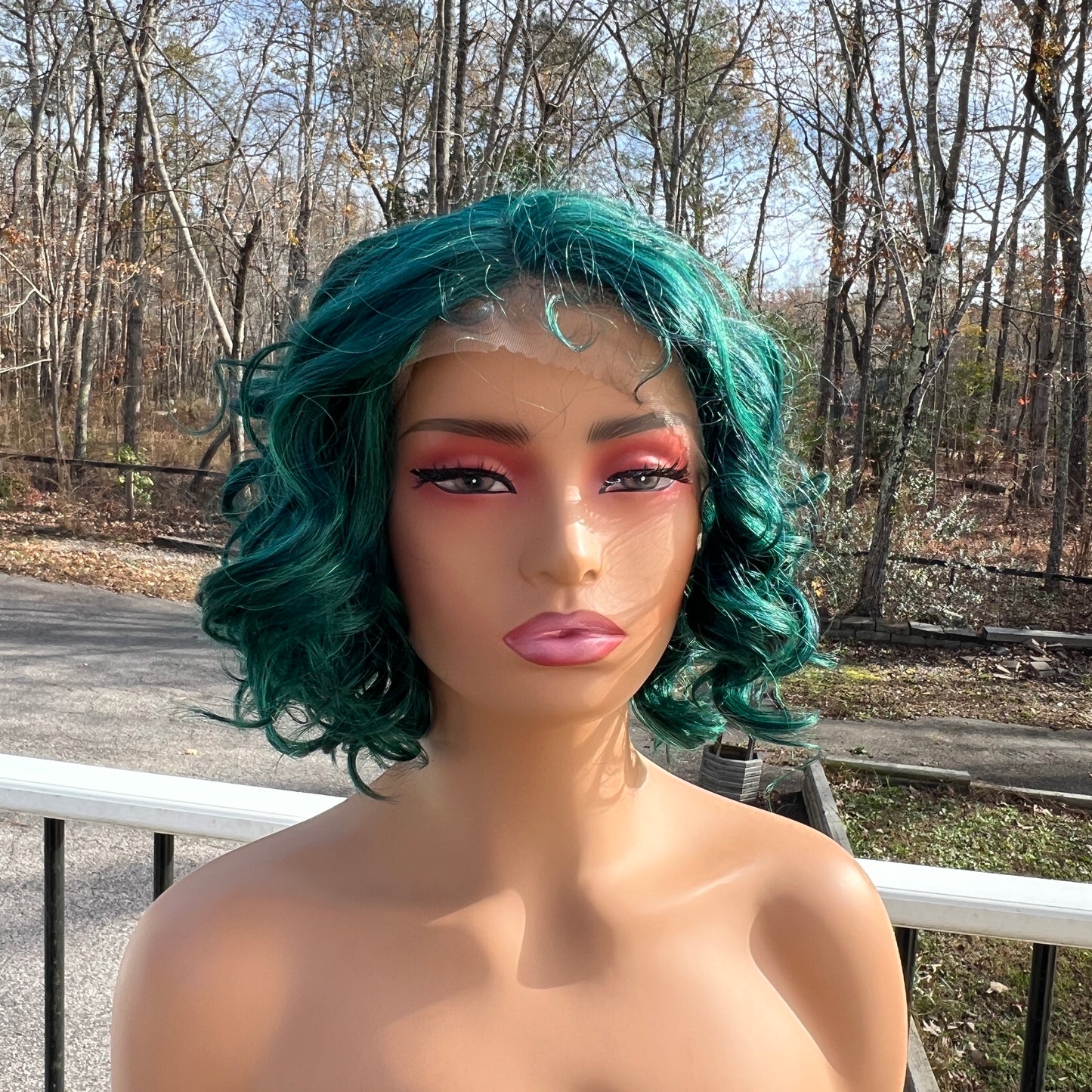 Zury Sis Vivia Synthetic Wig HD Lace Front Wig - Forest Green