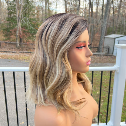 Natasha - Honey Blonde Synthetic Lace front Wig