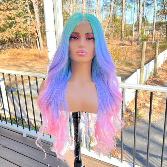 Gwendolyn - rainbow 13X4 Lace Frontal Synthetic wig