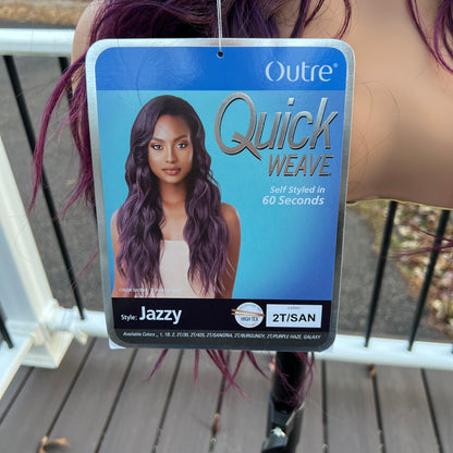 Outre Synthetic Half Wig Quick Weave - JAZZY