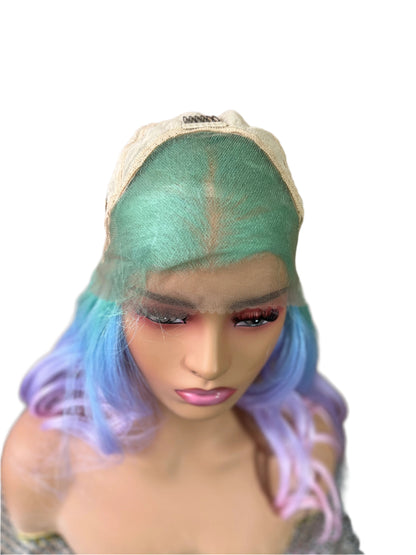 Gwendolyn - rainbow 13X4 Lace Frontal Synthetic wig