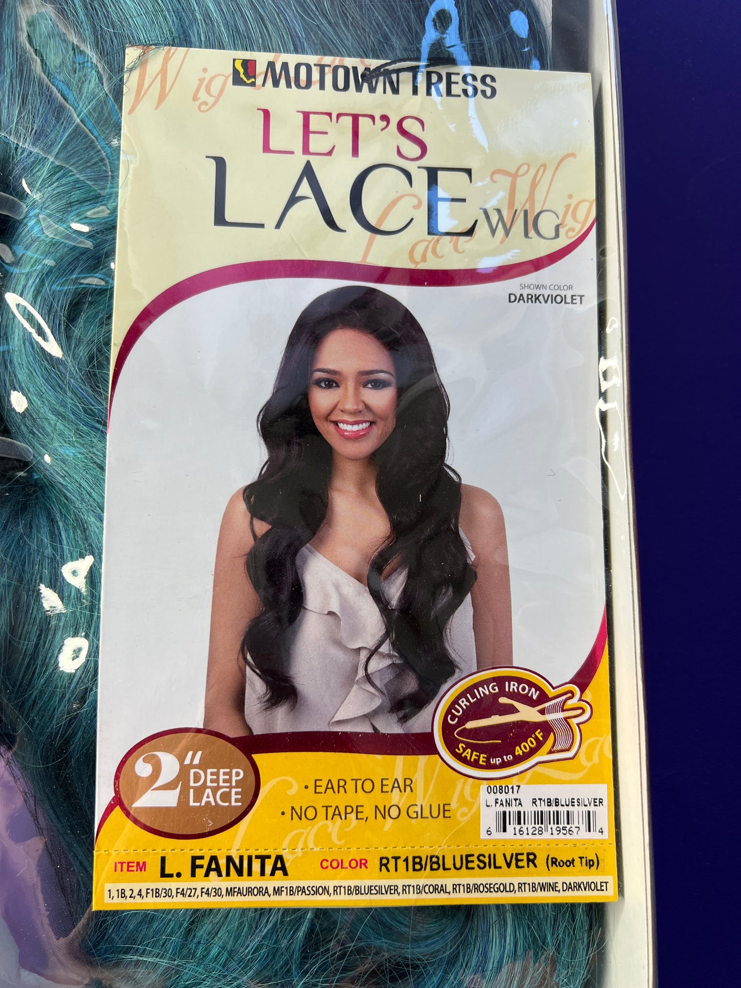 Motown Tress Synthetic Let's Lace Front Wig - L FANITA