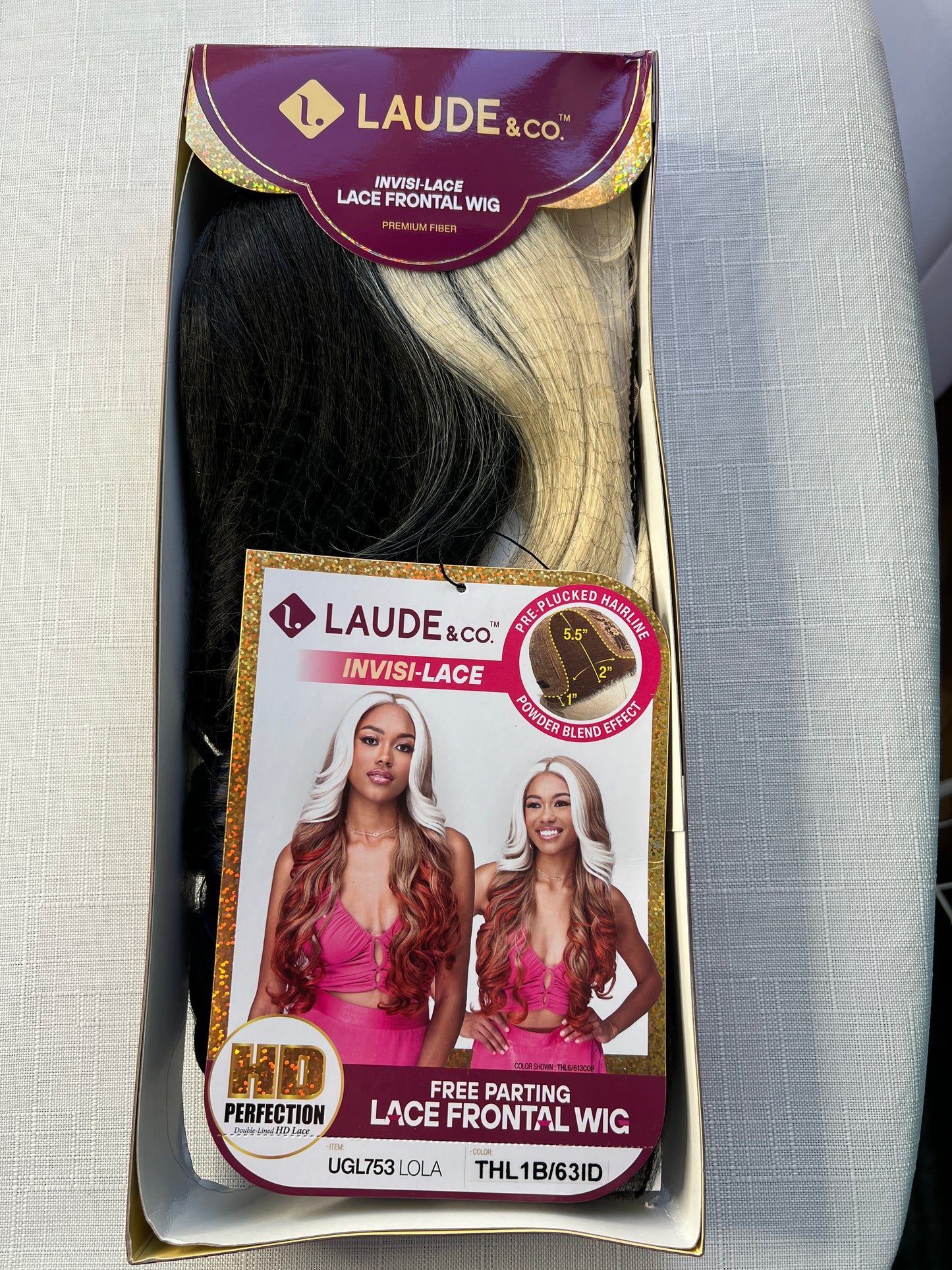 Laude & Co Synthetic HD Perfection Lace Front Wig - UGL753 LOLA