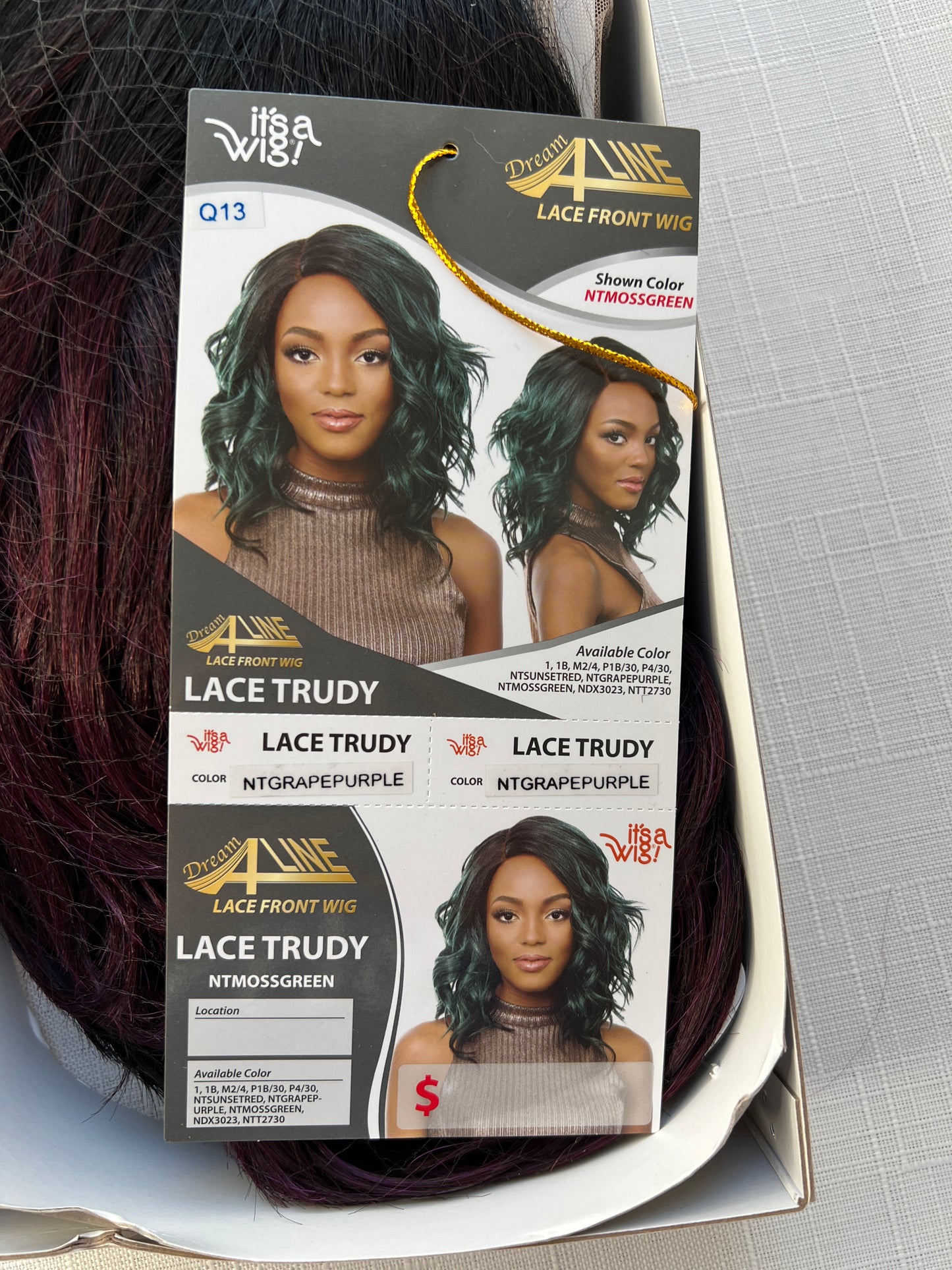 It's a Wig Synthetic Lace Front Wig Lace Trudy