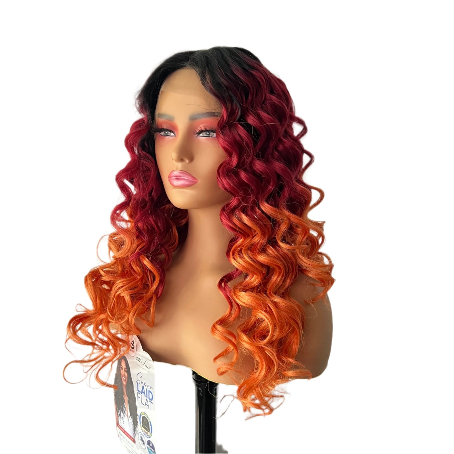 Bobbi Boss Premium Synthetic HD Lace Front Wig - MLF765 CALANTHA - TT1B/R. OR