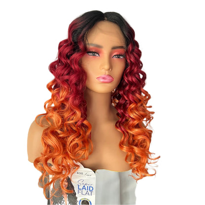 Bobbi Boss Premium Synthetic HD Lace Front Wig - MLF765 CALANTHA - TT1B/R. OR