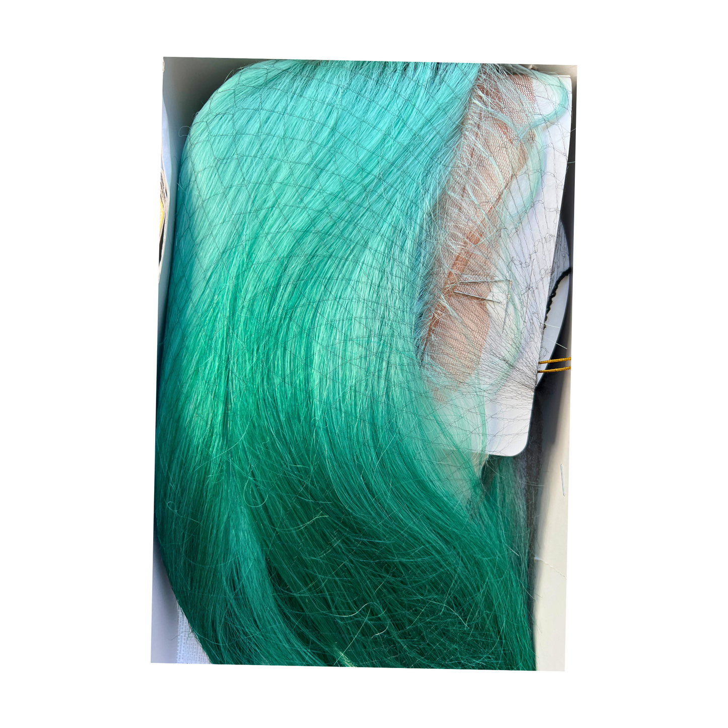 Green wig - Janet Collection Synthetic Deep Part Color Me Lace Front Wig - CUTE