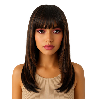 Jaylani - Dark Brown synthetic wig