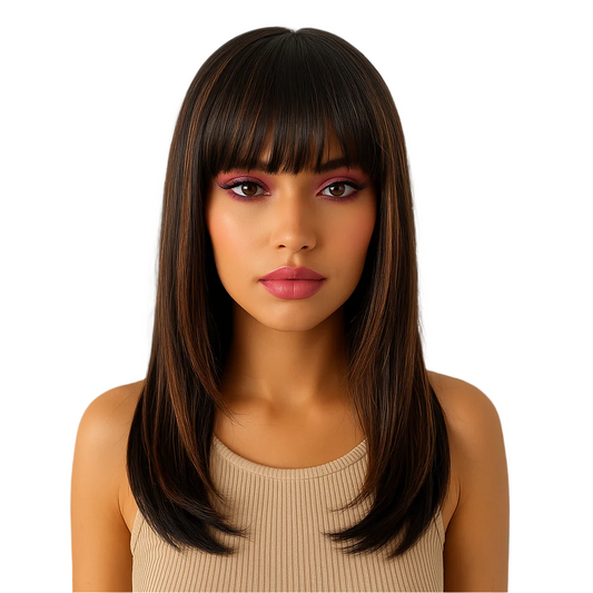 Jaylani - Dark Brown synthetic wig