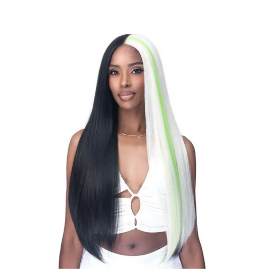 MLF685 Norah Bobbi Boss 13x4 Free parting Glueless Lace Frontal Wig - HH1B/613MT