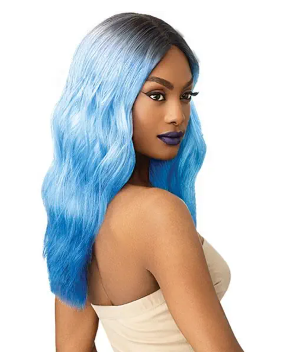 Outre Color Bomb Lace Front Wig Synthetic - Celeste